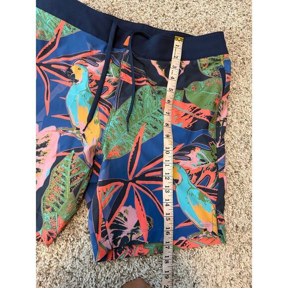 Rhone tropical print swim trunks - Picture 3 of 5